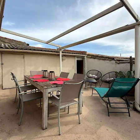 Maisonmaison De Village Avec Terrasse Au Coeur De * Sérignan